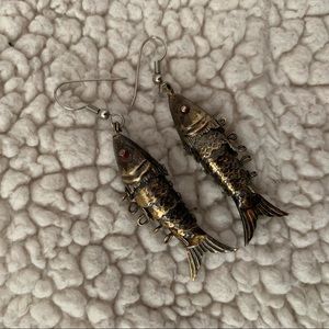 Vintage Fish Earrings